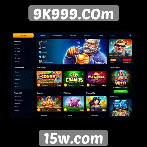 Análise da interface do usuário no site 9K999.Com